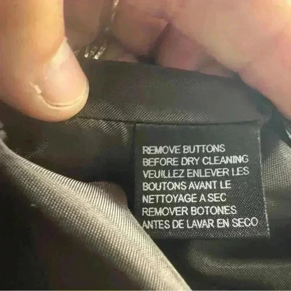 Studio Tahari Size 12 Silk Skirt Suit Brown w/Embellishments Snap Enclosure - Picture 14 of 16